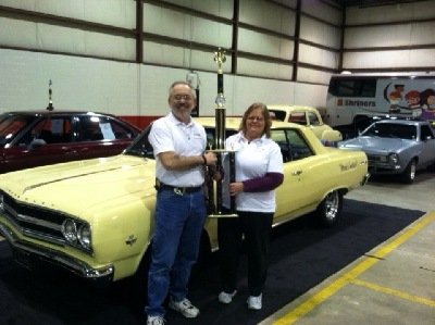 Tom and Vilma with their '65 Chevelle