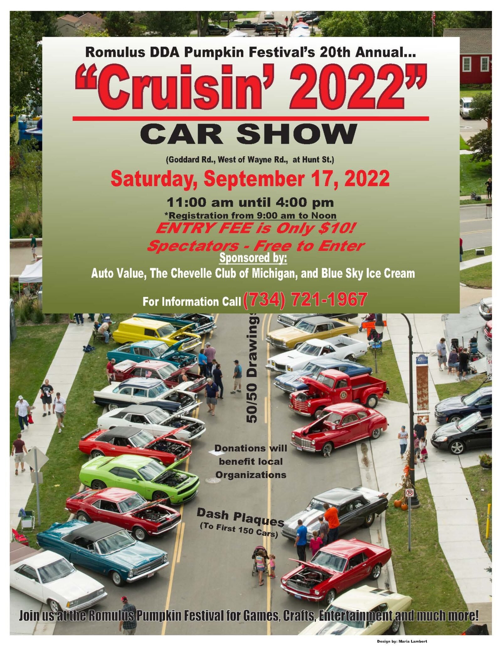 Crusin' 2022 Car Show - Chevelle Club of Michigan