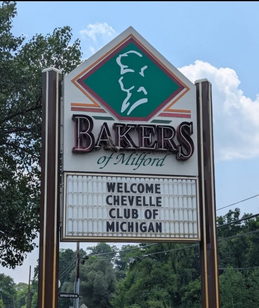 Chevelle Club of Michigan 2025 Baker's of Milford